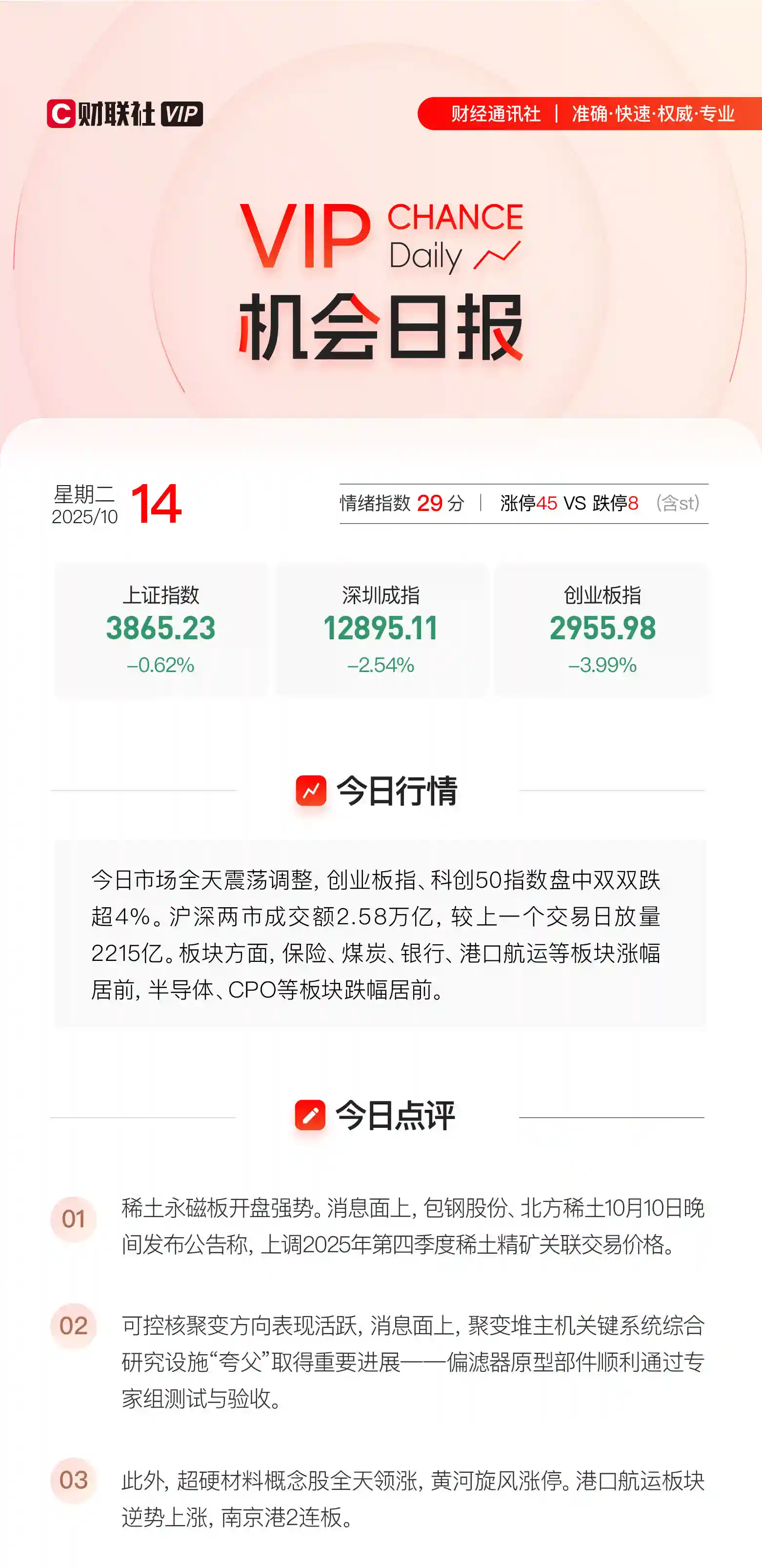 【VIP机会日报】稀土狂飙！主力资金暗涌，人气股20cm涨停引爆开盘