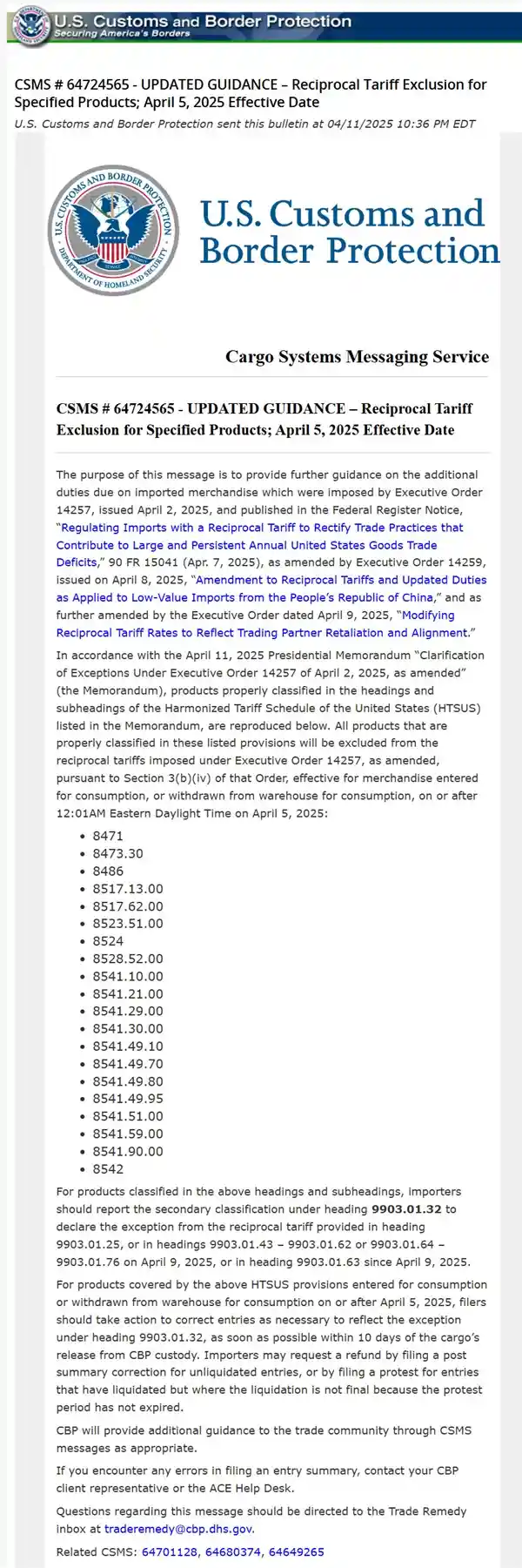 美国豁免20类中国进口产品关税！手机、电脑、DIY硬件全涵盖，详细清单曝光