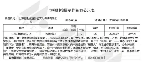 《三体2》重磅官宣！胡歌、段奕宏领衔主演，2025明年启航再探宇宙奥秘