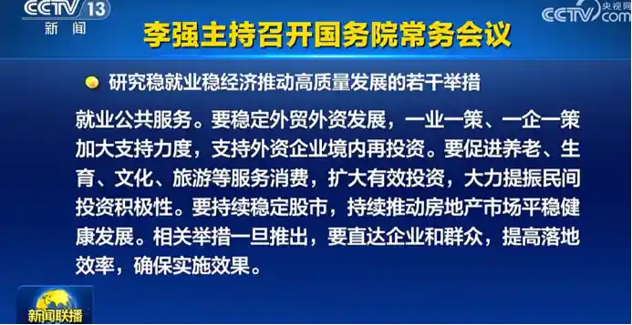 《聚焦国常会：A股市场迎六大核心亮点与深度解读》