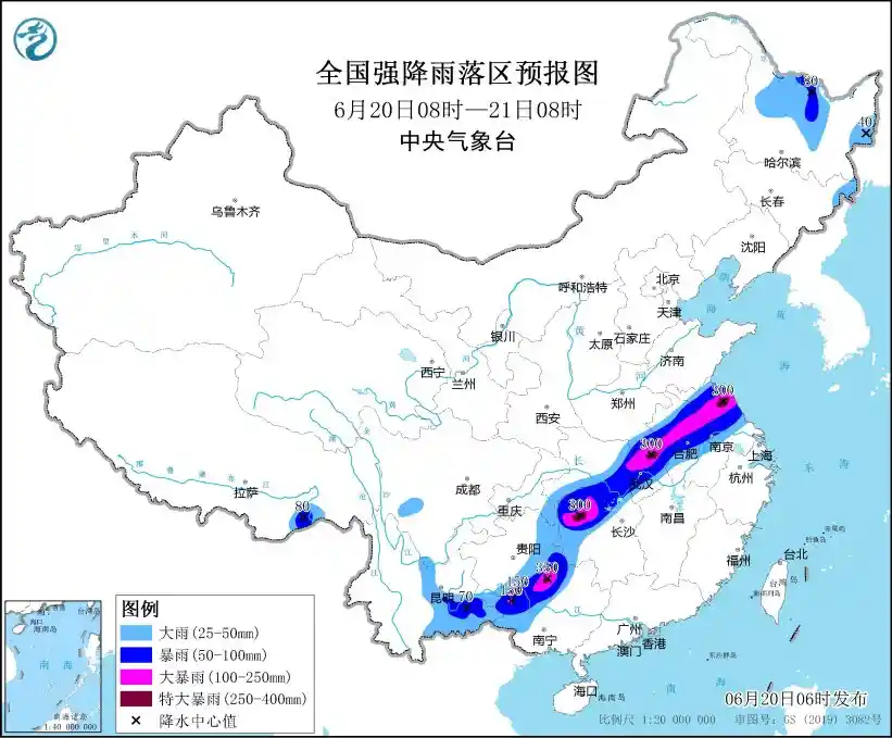 暴雨橙色预警！苏皖等7省区迎入汛最强降雨，局部大暴雨来袭